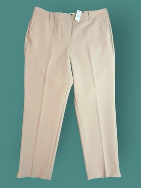 Talbots Straight-Leg Trousers in Soft Blush Pink